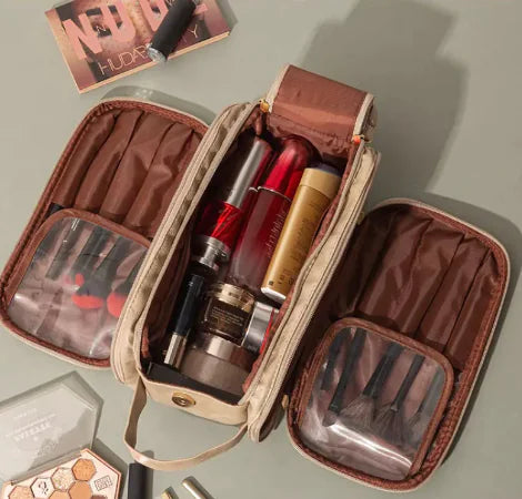 Grand Sac Cosmétique de Voyage Portable et Élégant – Offre Spéciale -35%